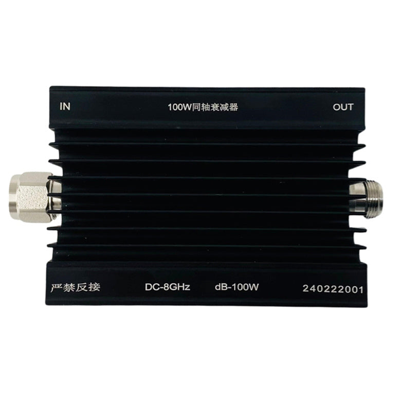 6G/8G 100W N-JK/DIN-JK RF Coax Attenuator 1-60dB
