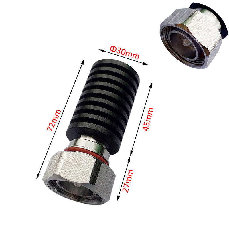 25W DIN-J/K DC-3/6GHz RF Termination Load for Ham Radio 50Ohm