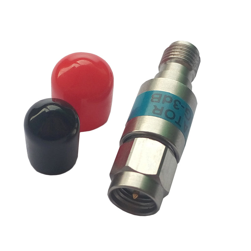 Stainless steel 2W SMA-JK RF Fixed Attenuator 6G/8G/13G/18G 1-60dB
