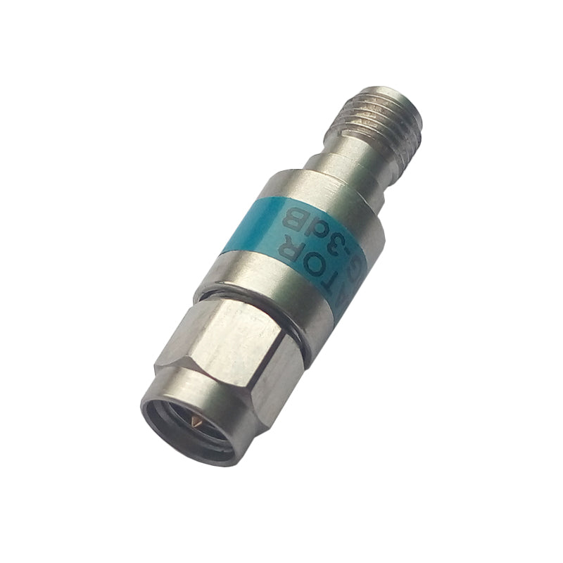 Stainless steel 2W SMA-JK RF Fixed Attenuator 6G/8G/13G/18G 1-60dB