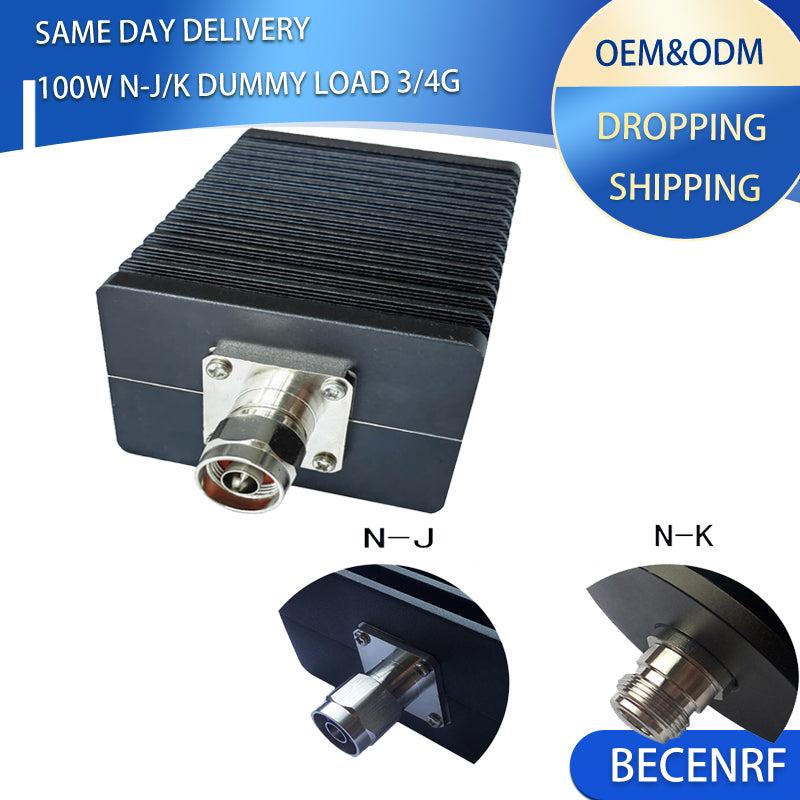 RF 100W NJ/K DC3/4GHz 50Ohm Coaxial Dummy Loads Connector rfattenuator