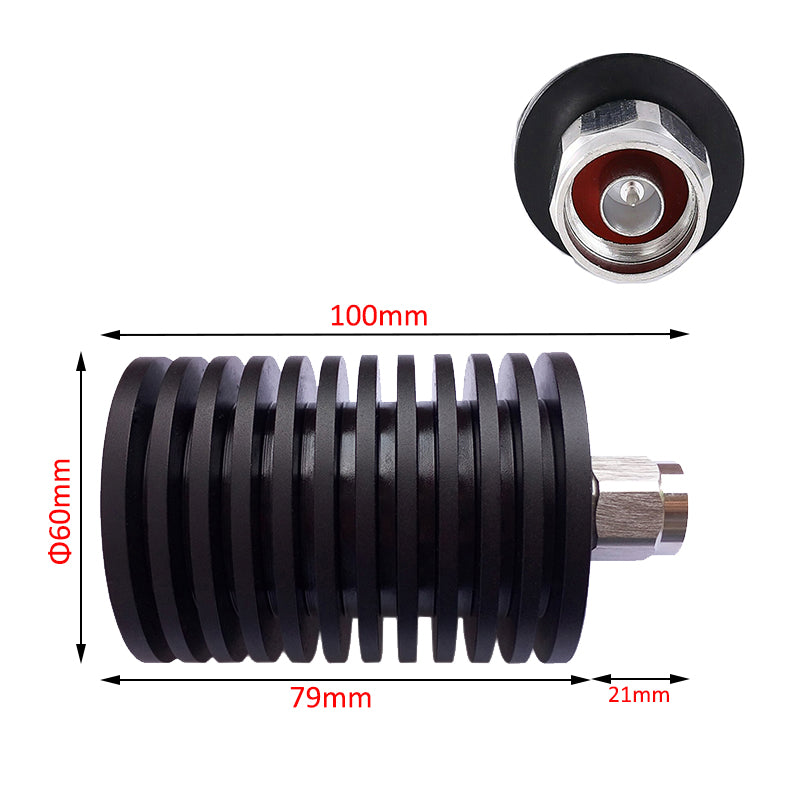 100 Watt N Male/Female RF 50 ohm Dummy Load Ham Radio DC-3G/4G