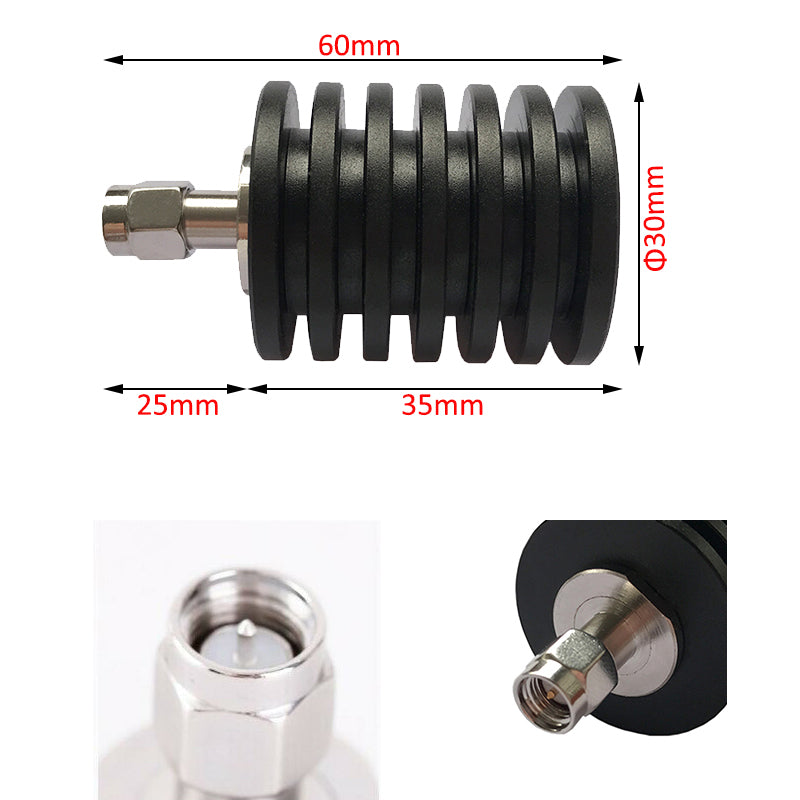 10W SMA-J DC-3/6GHz RF Fixed Termination Load