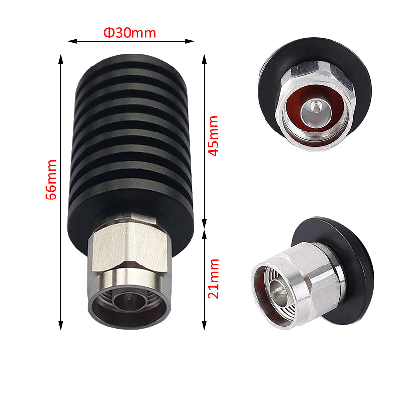 25W N-J DC-3/6GHz RF Coaxial Termination Load