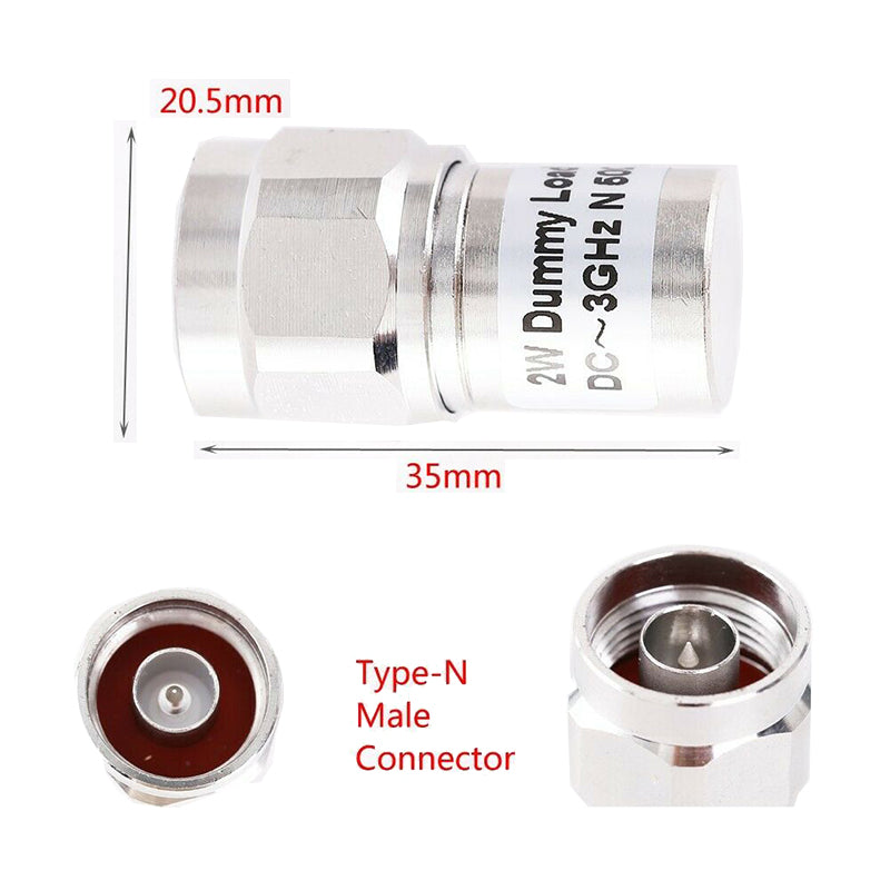 2W N-J Male DC-3/6/18GHz Coaxial Fixed dummy loads for rf