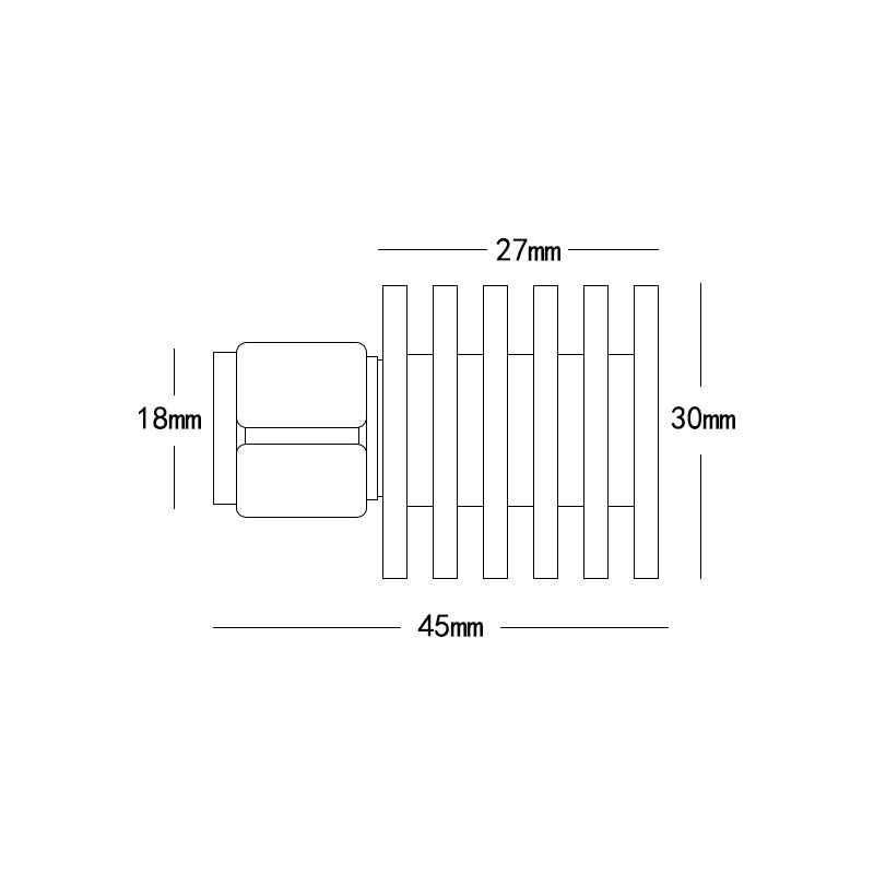 5W BNC-J DC-3/6GHz RF Coaxial Dummy Loads Temination