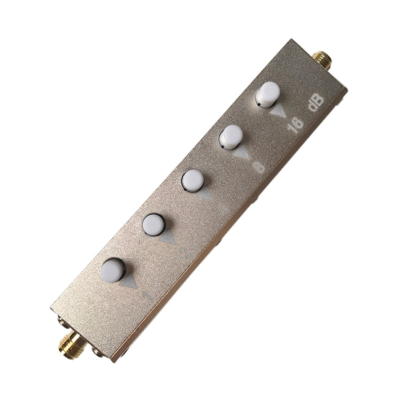 2W/5W 5 key Press SMA-KK 30dB rf Step Attenuator