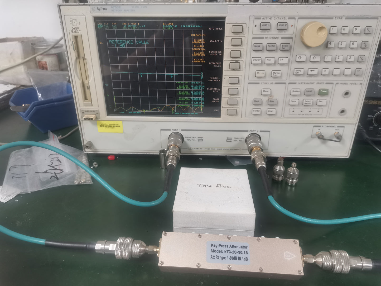 2W/5W 8 key Press SMA-KK 60dB 90dB Variable RF Attenuator