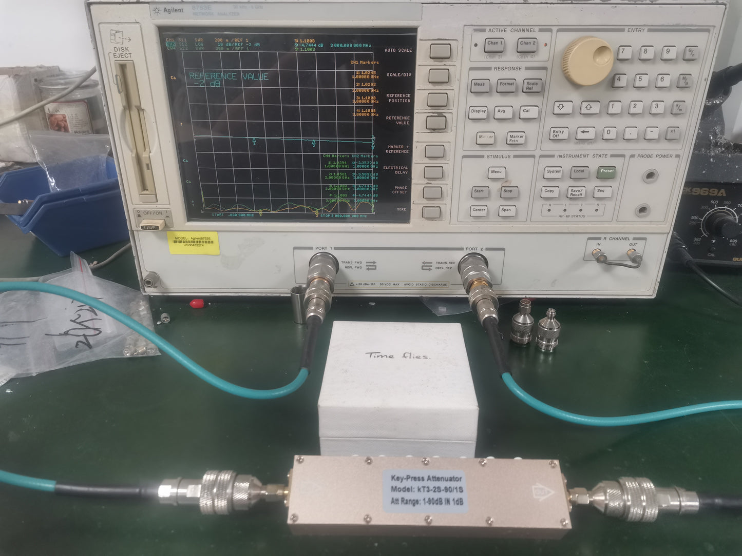 2W/5W 8 key Press SMA-KK 60dB 90dB Variable RF Attenuator