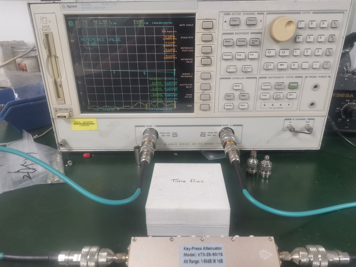 2W/5W 8 key Press SMA-KK 60dB 90dB Variable RF Attenuator
