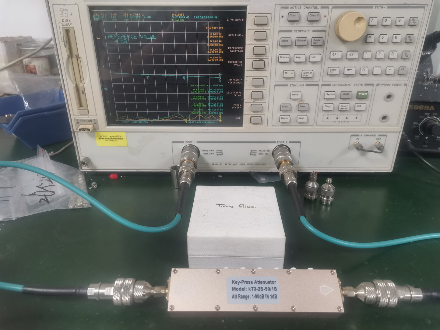 2W/5W 8 key Press SMA-KK 60dB 90dB Variable RF Attenuator