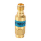 Gold color 6GHz 2W SMA-JK DC Blocks