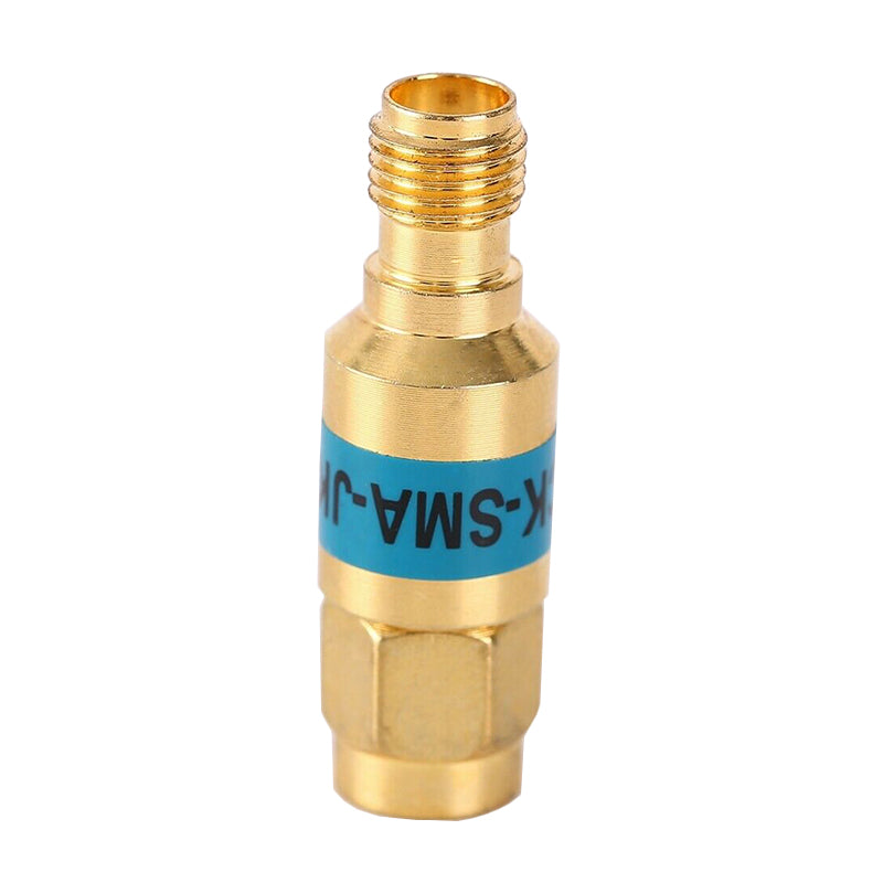 Gold color 6GHz 2W SMA-JK DC Blocks