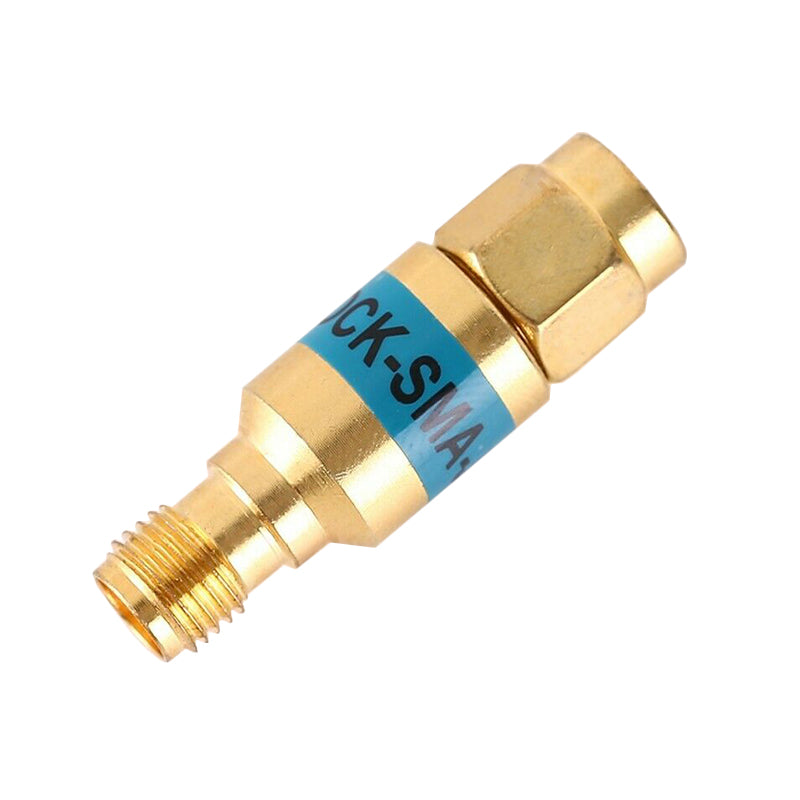 Gold color 6GHz 2W SMA-JK DC Blocks