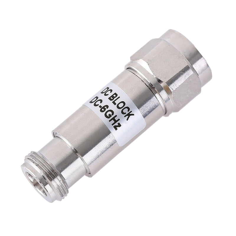 2W N-Type Male to Female RF Coaxial DC BLOCKS DC-3/6GHz
