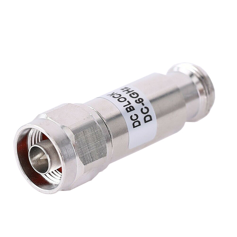 2W N-Type Male to Female RF Coaxial DC BLOCKS DC-3/6GHz