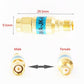 Gold color 6GHz 2W SMA-JK DC Blocks