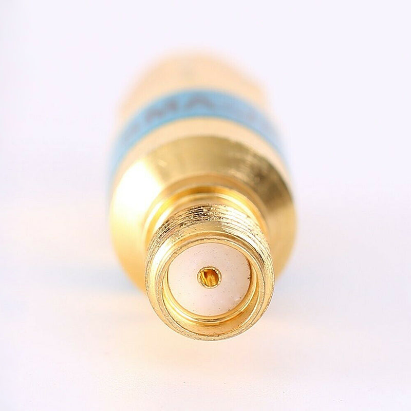 Gold color 6GHz 2W SMA-JK DC Blocks