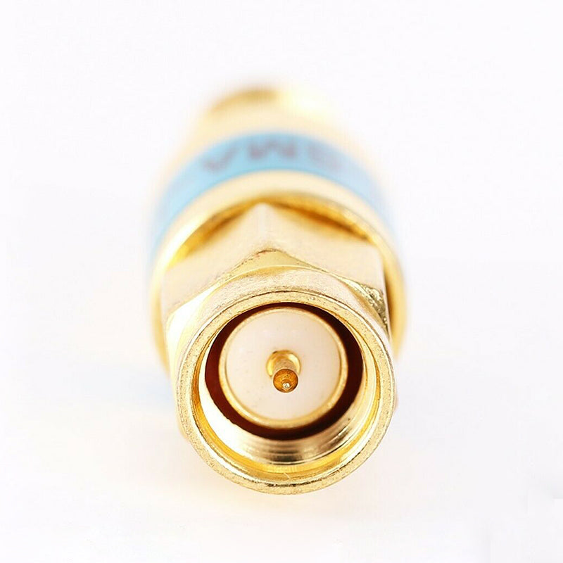 Gold color 6GHz 2W SMA-JK DC Blocks