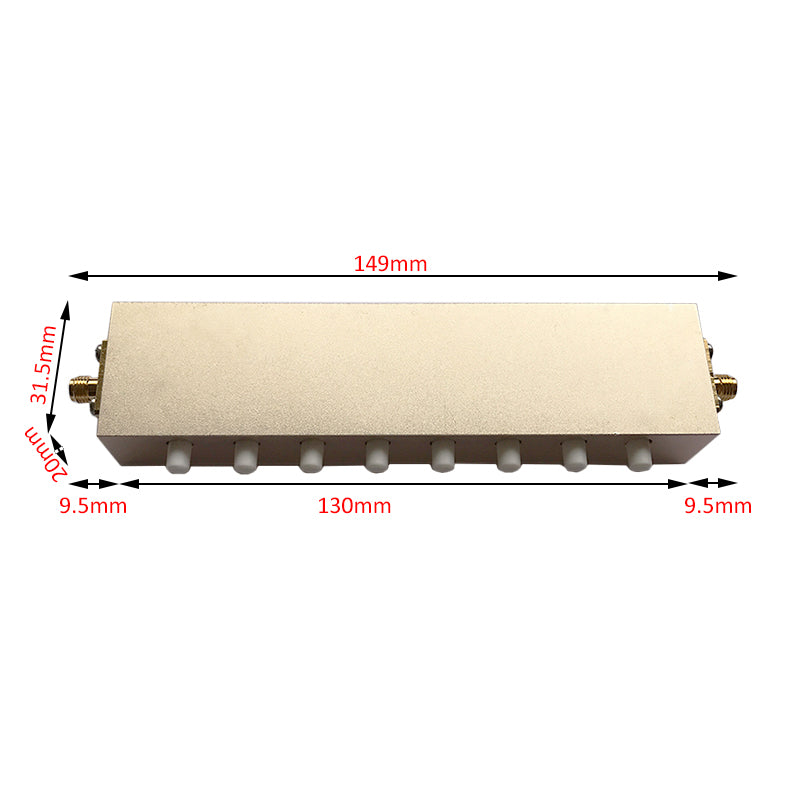 2W/5W 8 key Press SMA-KK 60dB 90dB Variable RF Attenuator