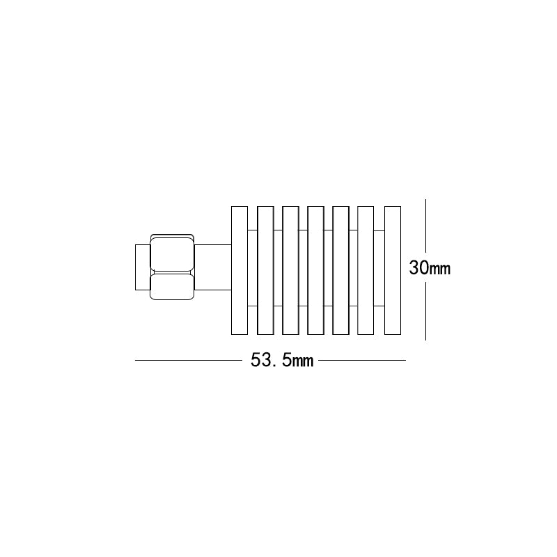 10W NEX10 DC-3/6GHz 50Ohm dummy load ham radio
