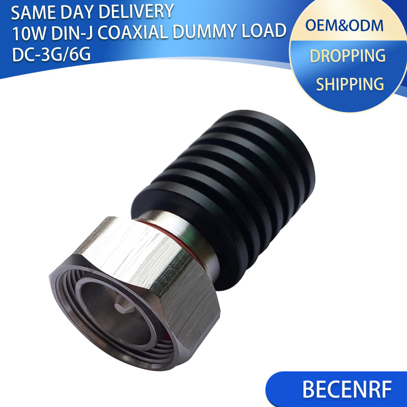 10W DIN-J Male DC-3/6GHz RF 50 ohm Dummy Load