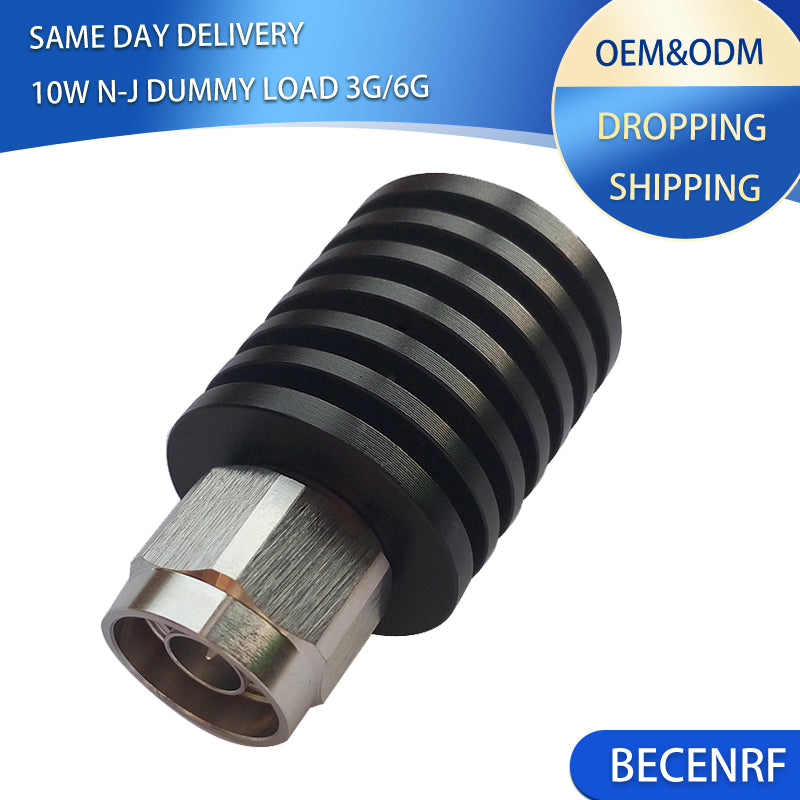 10W DC-3/6GHz RF N Male/N Female RF Fixed 50 ohm Dummy load