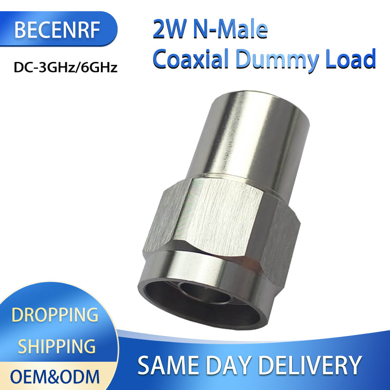 2W N-J Male DC-3/6/18GHz Coaxial Fixed dummy loads for rf