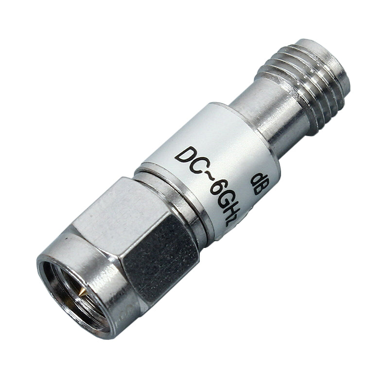 8G Copper gold 2W SMA rf Fixed Attenuator 1/2/3/5/6/10/15/20/30/40/50/60dB  2 Watt