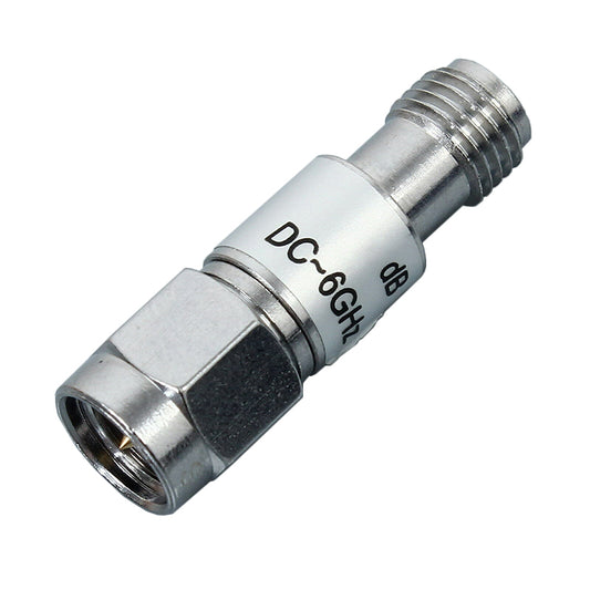8G Copper gold 2W SMA rf Fixed Attenuator 1/2/3/5/6/10/15/20/30/40/50/60dB  2 Watt