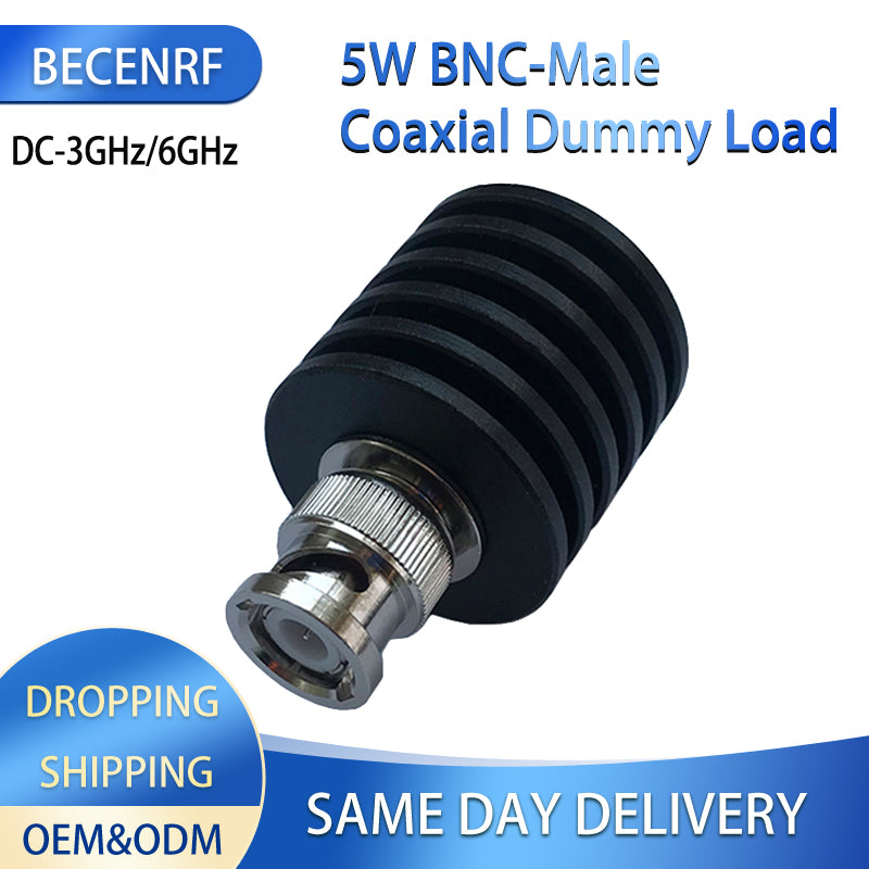 5W BNC-J DC-3/6GHz RF Coaxial Dummy Loads Temination
