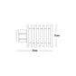 10W BNC-J Male RF Coaxial Dummy Load ham radio DC-3/6GHz