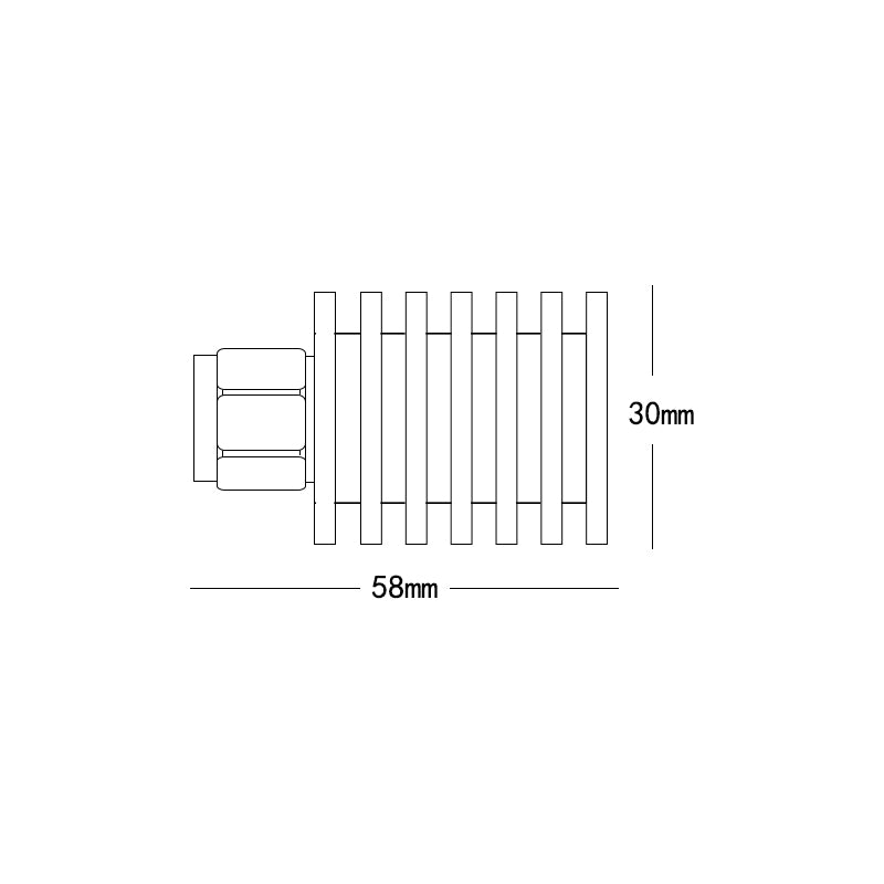 10W BNC-J Male RF Coaxial Dummy Load ham radio DC-3/6GHz