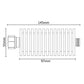50W DIN Male N Female Coax Attenuator DC-3GHz/4GHz 1-60dB